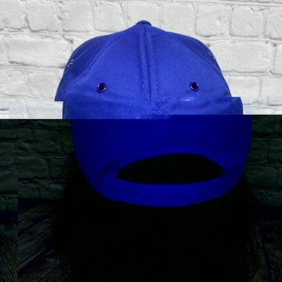 Vintage Trucker Hat Foam Cap Snapback Blue CMS CUIPA Mech. Serv One Size Yupoong - Picture 3 of 7